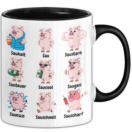 Schweinebauer Schweine Tier Tasse Geschenk Lustige Geschenkidee Spruch Arten Von Schweinen Trendation