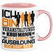 Veranstaltungskaufmann Ausbildung Tasse Geschenk Ich Bin Veranstaltungskaufmann In Der Ausbildung Ich Darf Das Geschenkidee Spruch Rosa Trendation