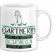 Gärtnerin Weil Es Keinen Schöneren Beruf Gibt Tasse Geschenk für Eine Gärtnerin Lustig Weiß Trendation