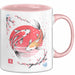 Kirschblüte Koi Karpfen Japanische Tasse Becher Geschenk Lustige Geschenkidee Spruch Rosa Trendation