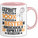 Discgolf-Spieler Geschenk Lustiger Spruch für Discgolf-Spieler Geschenkidee Bester Discgolf-Spieler Der Welt Rosa Trendation