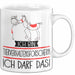Geschenk für Tierverhaltensforscherin Tasse Lustige Geschenkidee Geburtstag Ich Bin Tierverhaltensforscherin Ich Darf Das Weiß Trendation