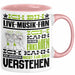 Live-Musik-Fan Geschenk Tasse Lustige Geschenkdiee für einen Live-Musik-Fan Geburtstag Ich Bin Live-Musik-Fan Ich Kann Es Dir Erklären Aber Nicht Für Dich Verstehen Rosa Trendation