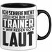 Trainer Tasse Geschenk Bester Fußball Basketball Coach Geschenkidee Ich Schreie Nicht Ich Bin Trainer Ich Rede So Laut Trendation