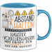 Haustier-Modedesignerin Tasse Geschenk Lustig Abstand Halten Hochleistungs-Haustier-Modedesignerin Mit Drang Zur Perfektion Bei Der Arbeit Blau Trendation
