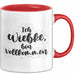 Wiebke Tasse Ich Wiebke, Bin Vollkommen Geschenk Rot Trendation