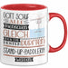 Stand-Up-Paddlerin Geschenk Becher Tasse Gott Schuf Alle Menschen Gleich Nur Die Besten Durfeten Stand-Up-Paddlerin Werden Geschenkidee Lustig Rot Trendation