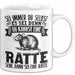 Ratten-Besitzer Tasse Geschenk Sei Immer Du Selbst Es Sei Denn Du Kannst Eine Ratte Sein Weiß Trendation