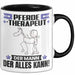 Pferdetherapeut Tasse Geschenk für Pferdetherapeut Der Mann Der Alles Kann Geschenkidee zum Geburtstag Schwarz Trendation