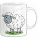 Schaf Tier Bauer Tasse Becher Geschenk Lustige Geschenkidee Spruch Weiß Trendation
