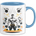 Fitnesstrainer Tasse Geschenk Lustige Geschenkidee Spruch Für Fitness Motivatoren Blau Trendation