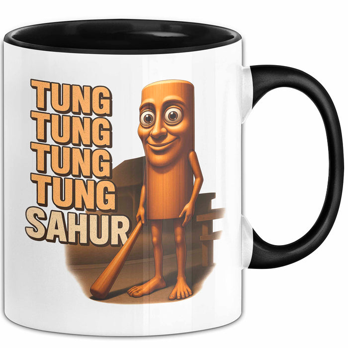 Tung Tung Tung Tung Sahur Tasse Meme Italienisch Geschenk Lustig Becher Trendation