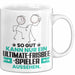 Ultimate-Frisbee-Spieler Geschenk Tasse So Gut Kann Nur Ein Ultimate-Frisbee-Spieler Aussehen Geschenkidee Kaffee-Becher Weiß Trendation