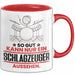 Schlagzeuger Geschenk Tasse So Gut Kann Nur Ein Schlagzeuger Aussehen Geschenkidee Kaffee-Becher Rot Trendation
