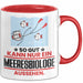 Meeresbiologe Geschenk Tasse So Gut Kann Nur Ein Meeresbiologe Aussehen Geschenkidee Kaffee-Becher Rot Trendation