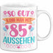 85er Geburtstag Tasse Geschenk Frauen So Gut Kann Man Mit 85 Aussehen Geschenkidee Geburtstag Weiß Trendation