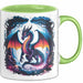 Fantasy Liebhaber Tasse Geschenkidee für Mythologie Fans Grün Trendation