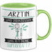 Ärztin Und Prinzessin Tasse Geschenk Für Eine Ärztin Geburtstag Was Ist Deine Superkraft Grün Trendation