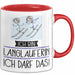 Geschenk für Langläuferin Tasse Lustige Geschenkidee Geburtstag Ich Bin Langläuferin Ich Darf Das Rot Trendation
