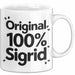 Sigrid Tasse Geschenk Original 100% Sigrid Geschenkidee Geburtstag Weiß Trendation