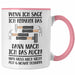 Trendation - Handwerker Tasse mit Spruch Geschenke für Handwerk Kaffeebecher KFZ Mechaniker Mechatroniker Rosa Trendation