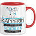 Rapperin Weil Es Keinen Schöneren Beruf Gibt Tasse Geschenk für Eine Rapperin Lustig Rot Trendation