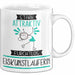 Eiskunstläuferin Tasse Geschenk Becher Stark Attraktiv Furchtlos Eiskunstläuferin Lustige Geschenkidee Weiß Trendation