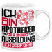 Apotheker Ausbildung Tasse Geschenk Ich Bin Apotheker In Der Ausbildung Ich Darf Das Geschenkidee Spruch Weiß Trendation