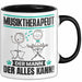 Musiktherapeut Tasse Geschenk für Musiktherapeut Der Mann Der Alles Kann Geschenkidee zum Geburtstag Schwarz Trendation