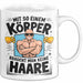 Glatzkopf Männer Tasse Geschenkidee Du Brauchst Keine Haare Weiß Trendation