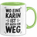 Karin Tasse Geschenk Wo Eine Karin Ist Ist Auch Ein Weg Geschenkidee Becher mit Name Grün Trendation