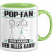 Pop-Fan Tasse Geschenk für Pop-Fan Der Mann Der Alles Kann Geschenkidee zum Geburtstag Grün Trendation