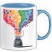 Smoothie Liebhaber Tasse Geschenkidee für Mixer Fan Blau Trendation