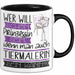 Tiermalerin Tasse Geschenk Spruch Wer Will Schon Prinzessin Sein Wenn Man Auch Tiermalerin Sein Kann Trendation