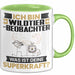 Wildtierbeobachter Tasse Geschenk für Wildtierbeobachter Geburtstag Lustiger Spruch Kaffee-Becher Was Ist Deine Superkraft Grün Trendation