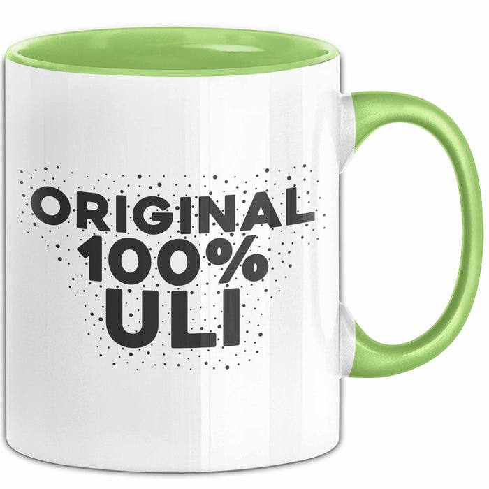 Uli Tasse Original 100% Uli Geschenk Grün Trendation