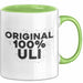 Uli Tasse Original 100% Uli Geschenk Grün Trendation
