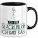 Geschenk für Slacklinerin Tasse Lustige Geschenkidee Geburtstag Ich Bin Slacklinerin Ich Darf Das Trendation