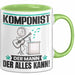 Komponist Tasse Geschenk für Komponist Der Mann Der Alles Kann Geschenkidee zum Geburtstag Grün Trendation