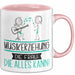 Musikerziehung Geschenk Tasse Becher Die Frau Die Allen Kann Geschenkidee für eine Musikerziehung Lustig Rosa Trendation