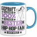 Hip-Hop-Fan Geschenk Lustiger Spruch für Hip-Hop-Fan Geschenkidee Bester Hip-Hop-Fan Der Welt Blau Trendation