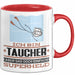 Taucher Geschenk Tasse Ich Bin Taucher Aber Sag Doch Einfach Superheld Lustige Geschenkdiee für Taucher Kaffee-Becher Rot Trendation