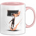 Basketballspieler Tasse Geschenk Lustige Geschenkidee Spruch Für Korb Liebhaber Rosa Trendation