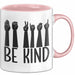 Be Kind Tasse Geschenk Sozialarbeiter Soziale Arbeit Tassen Geschenkidee Rosa Trendation