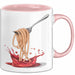 Pasta Fan Tasse Geschenkidee für Italienisches Essen Rosa Trendation