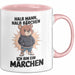 Bärtige Männer Tasse Geschenk Lustige Geschenkidee Spruch Halb Mann Halb Bärchen Rosa Trendation