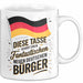 Fantastischer Neuer Deutscher Bürger Tasse Geschenkidee Weiß Trendation
