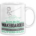 Wakeboarder Geschenk Tasse Ich Bin Wakeboarder Aber Sag Doch Einfach Superheld Lustige Geschenkdiee für Wakeboarder Kaffee-Becher Weiß Trendation