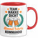 Sarkasmus Sarkastisch Tasse Geschenk Lustige Geschenkidee Spruch Team Hackedicht Himmelfahrtskommando Rot Trendation