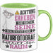 Naturfotograf Geschenk Tasse Lustiger Spruch Erheben Sie Sich Der Naturfotograf Betritt den Raum Grün Trendation